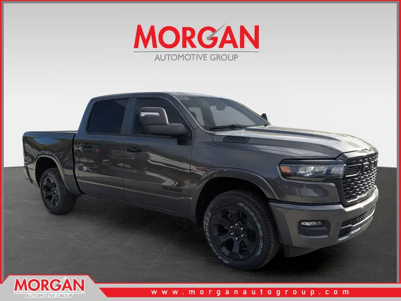 2026 Ram 1500 Big Horn/Lone Star in Gray — front three-quarter view