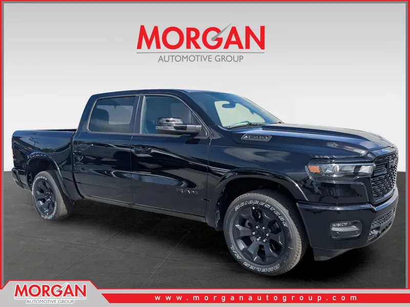 2026 Ram 1500 Big Horn/Lone Star in Black — front three-quarter view