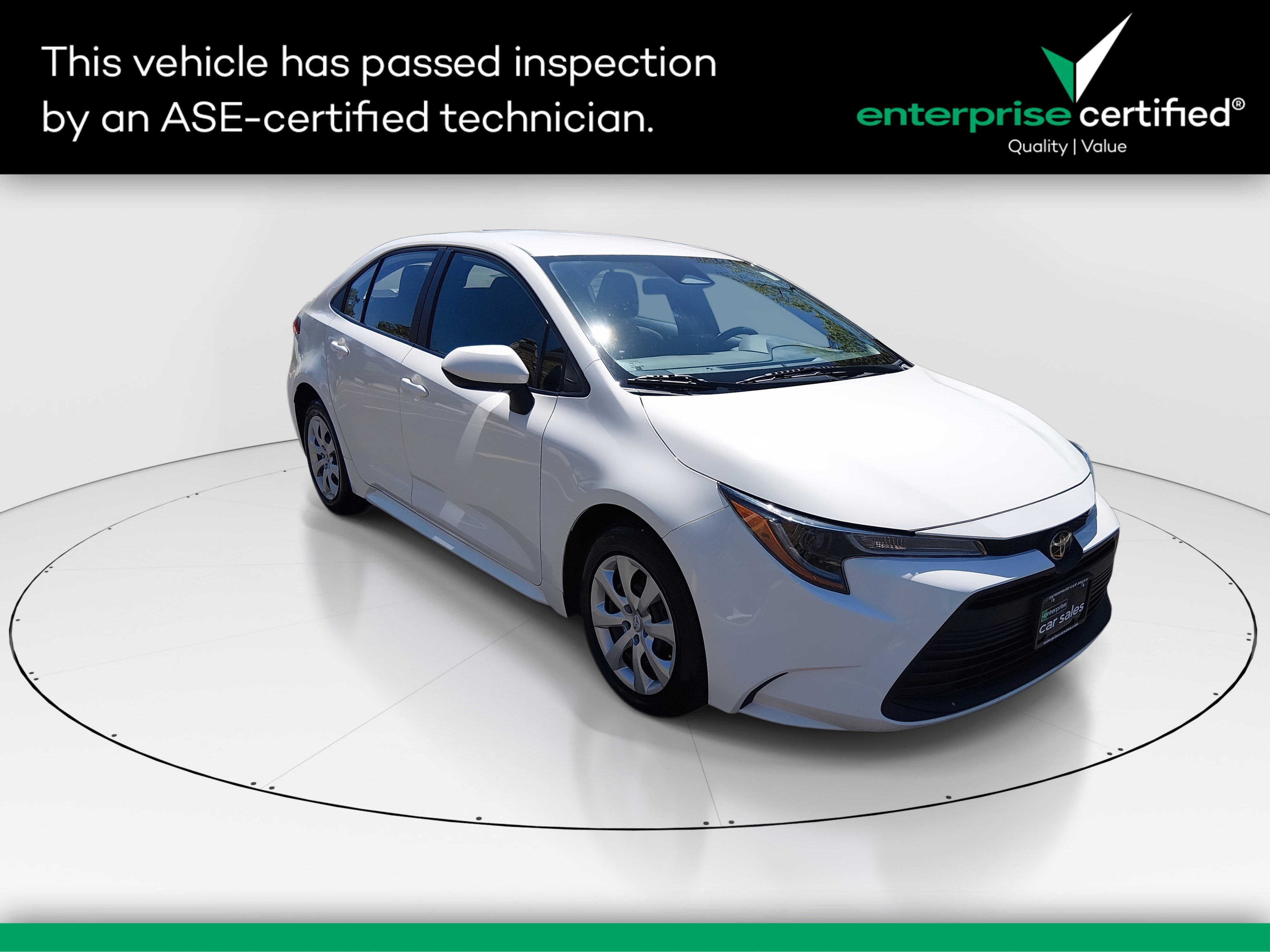 2024 Toyota Corolla LE CVT — front three-quarter view