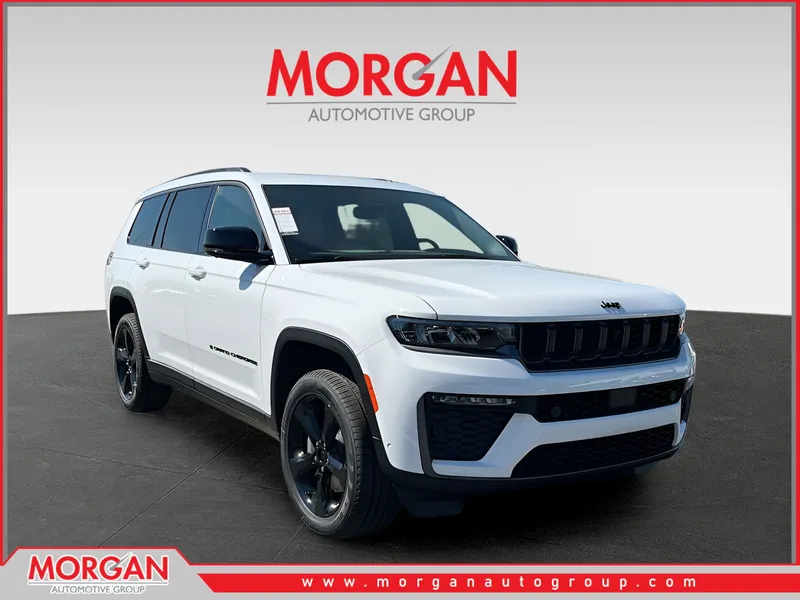 2026 Jeep Grand Cherokee L Limited in White/off-white — front three-quarter view