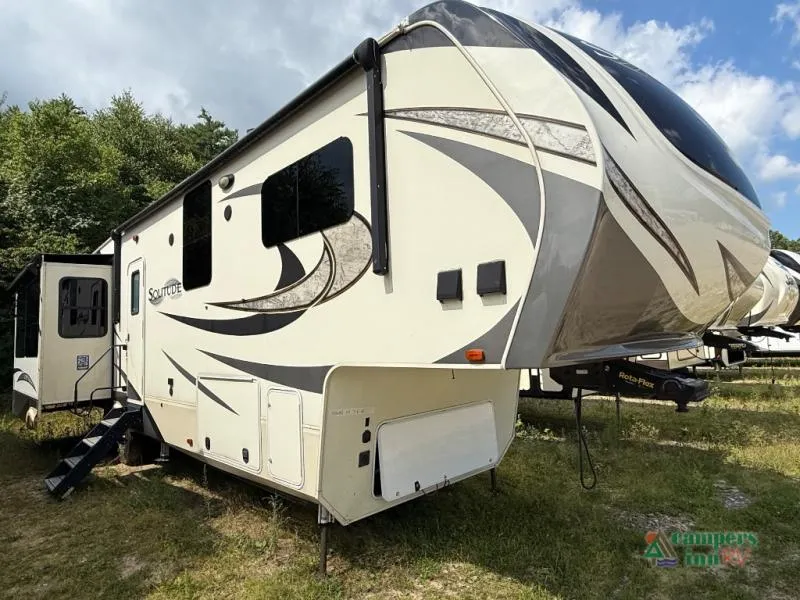2018 Grand Design Solitude — front three-quarter view
