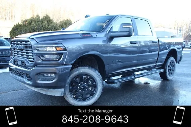 2025 RAM 2500 Big Horn in Granite Crystal Metallic Clearcoat — front three-quarter view