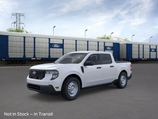 2026 Ford Maverick XL in Oxford White — front three-quarter view