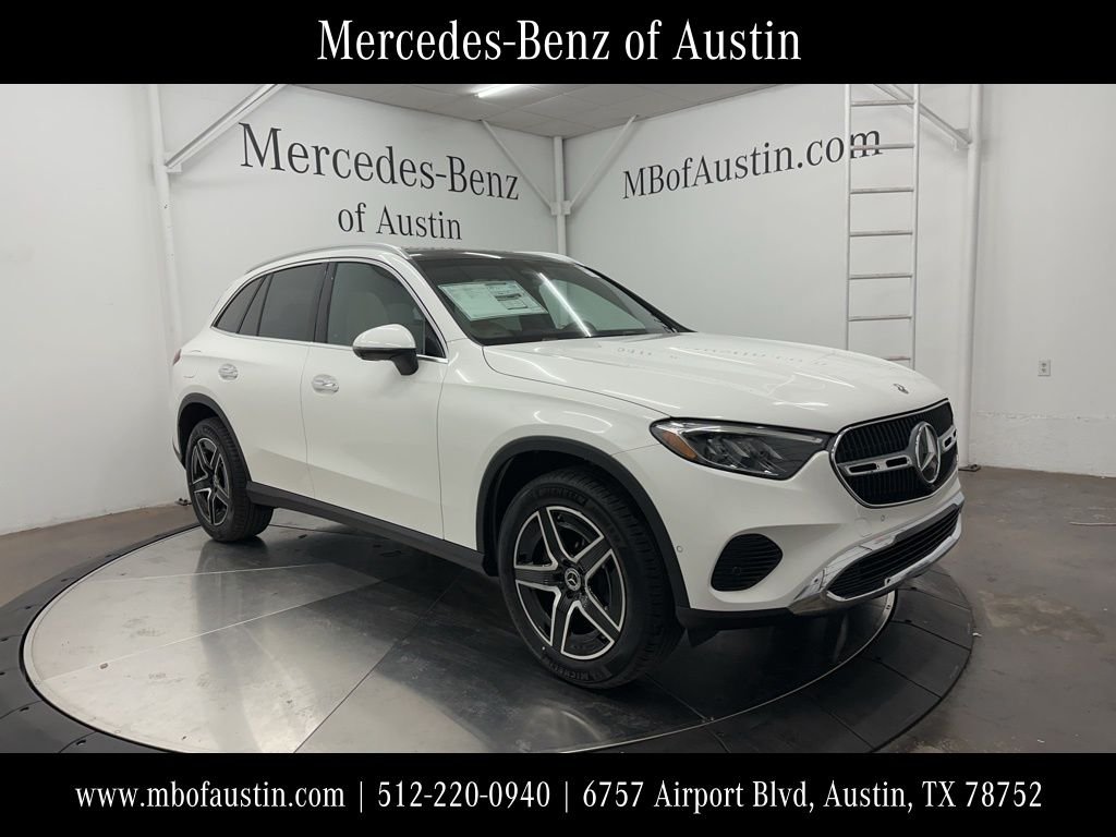 2026 Mercedes-Benz GLC 300 in White — front three-quarter view
