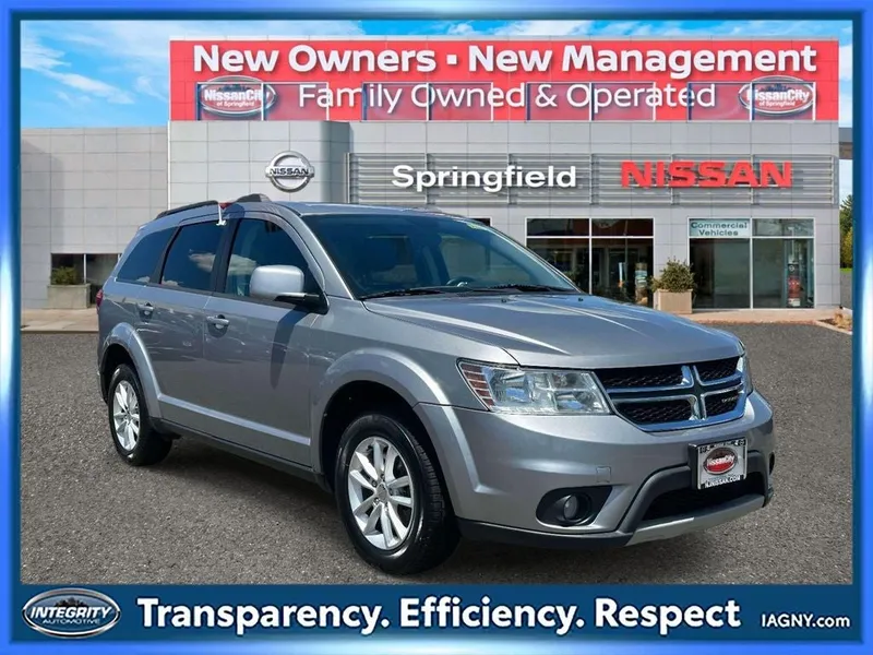 2017 Dodge Journey SXT in Billet Clearcoat — front three-quarter view