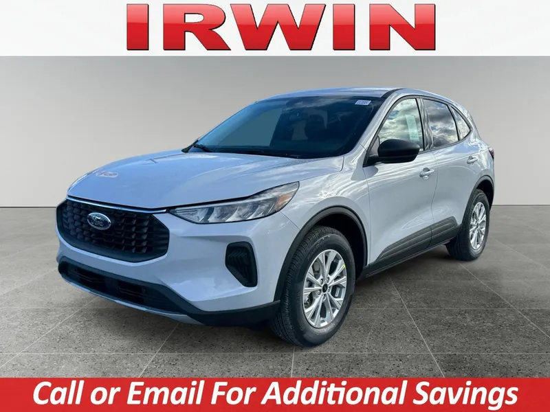 2026 Ford Escape Active in Silver — front three-quarter view