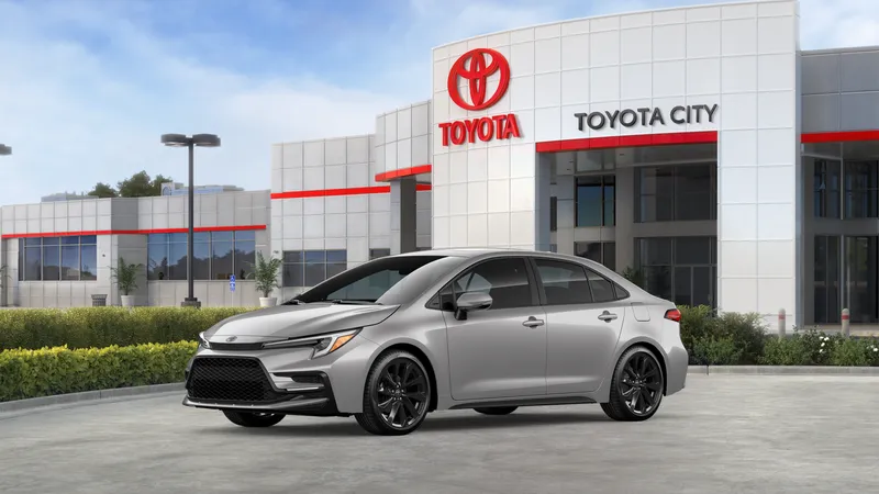 2026 Toyota Corolla — rear three-quarter view