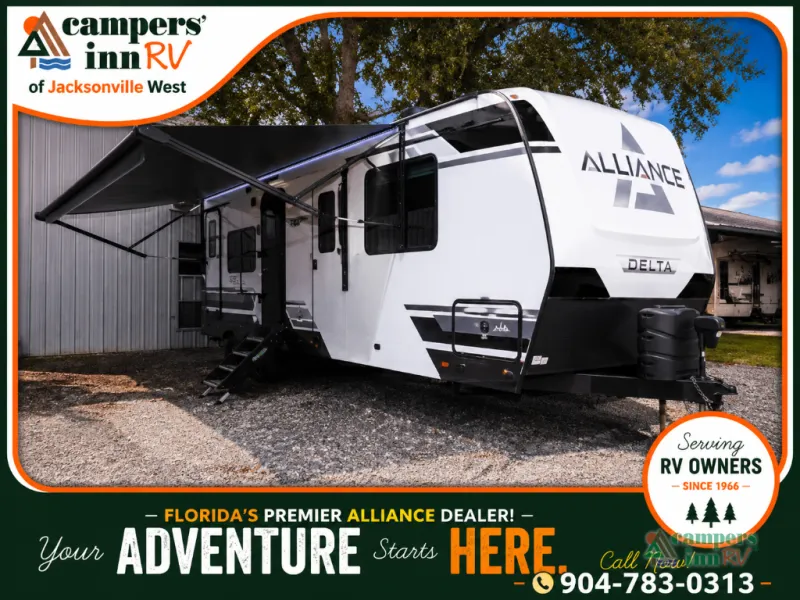 2026 Alliance RV Delta — front three-quarter view