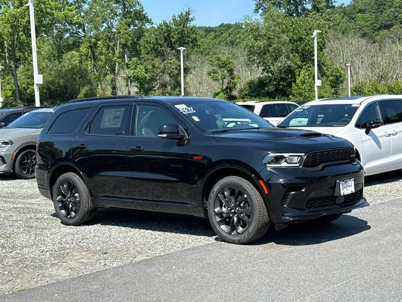 2026 Dodge Durango GT Plus in Db Black Clearcoat — front three-quarter view