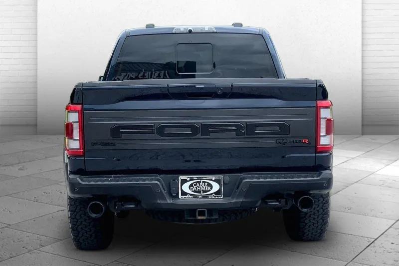 2023 Ford F-150 — rear three-quarter view