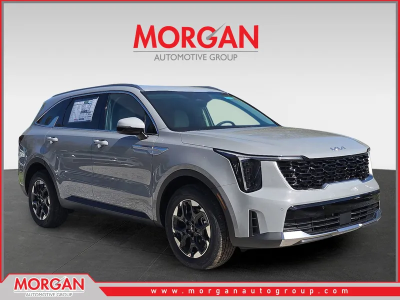 2026 Kia Sorento S in Wolf Gray — front three-quarter view