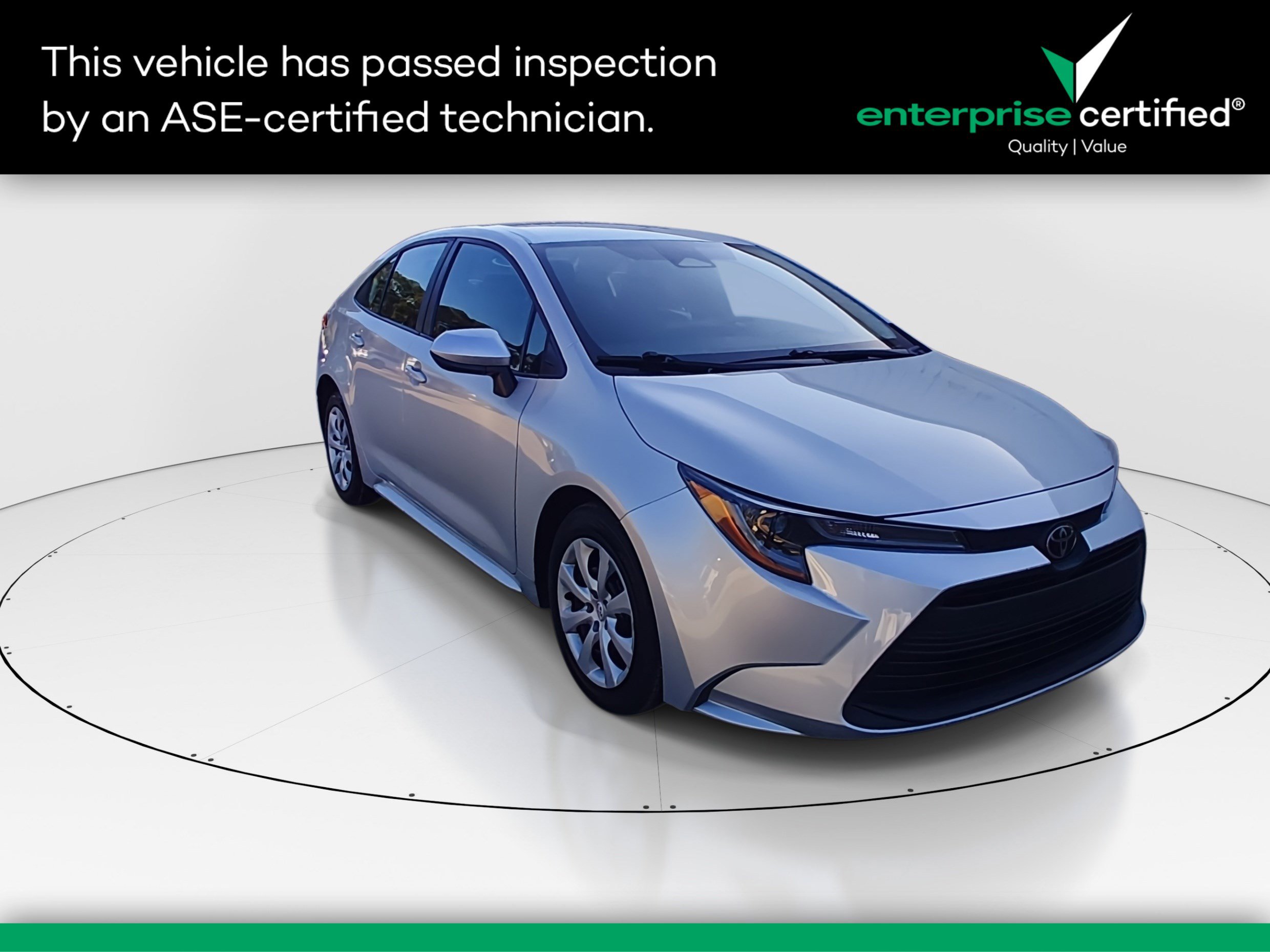 2024 Toyota Corolla LE CVT — front three-quarter view
