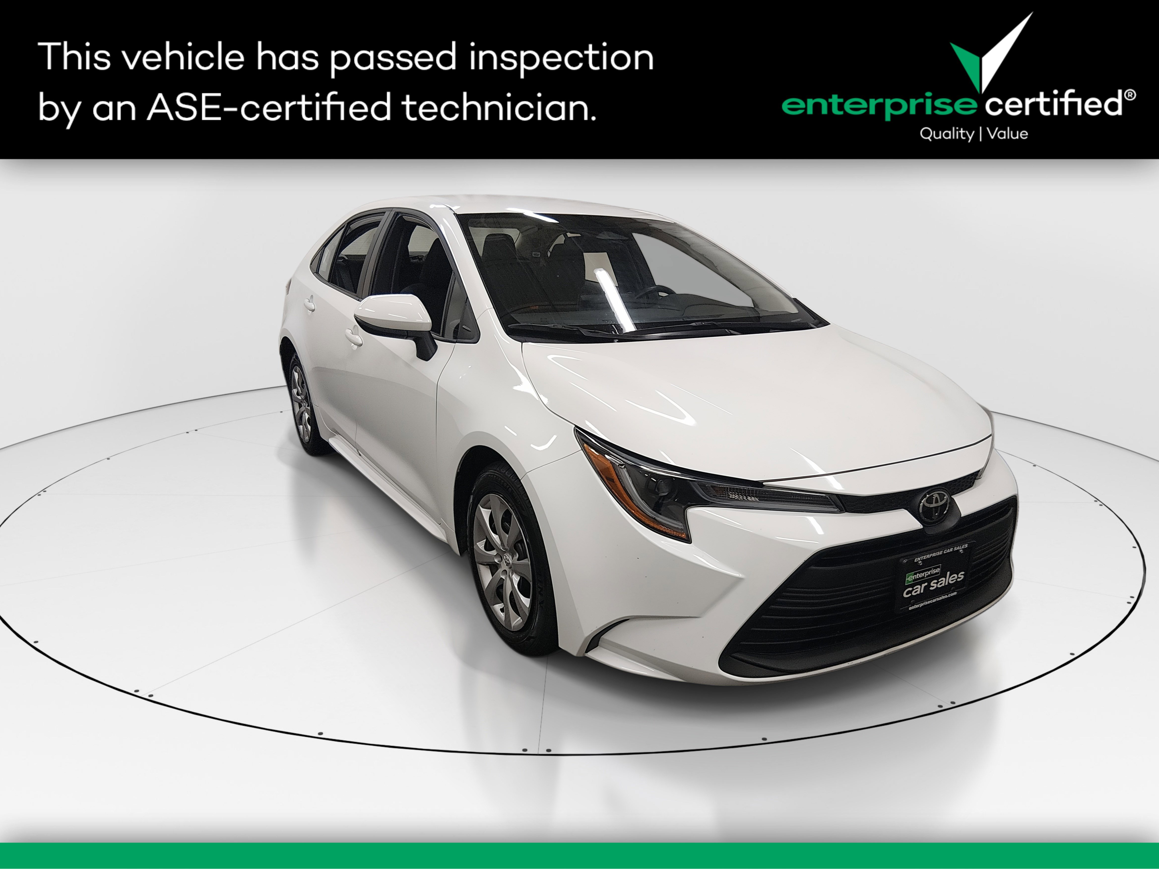 2024 Toyota Corolla LE CVT — front three-quarter view