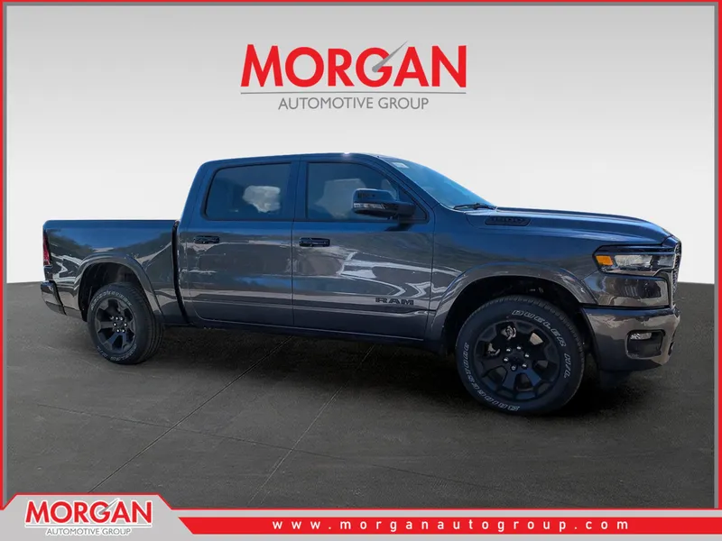 2026 Ram 1500 Big Horn/Lone Star in Gray — front three-quarter view