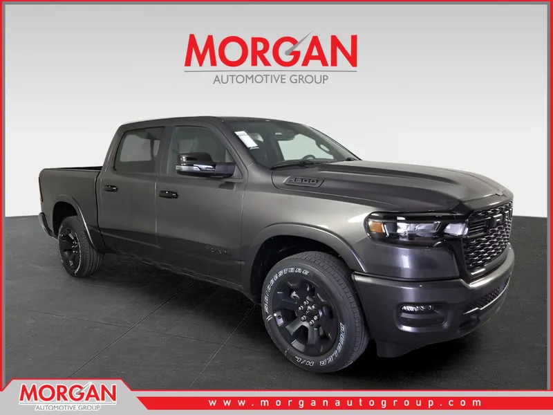 2026 Ram 1500 Big Horn/Lone Star in Gray — front three-quarter view