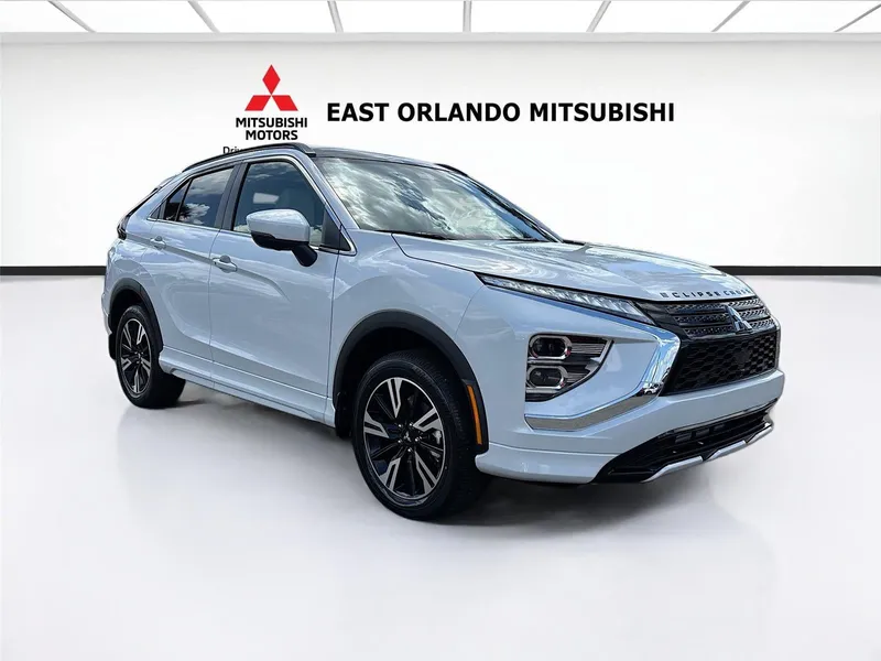 2026 Mitsubishi Eclipse Cross SEL in White Diamond — front three-quarter view