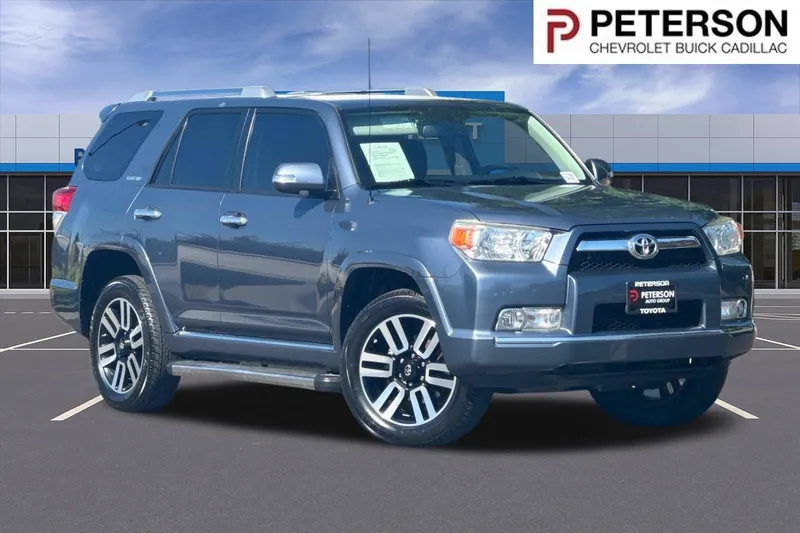 2012 Toyota 4Runner SR5 in Silver — front three-quarter view