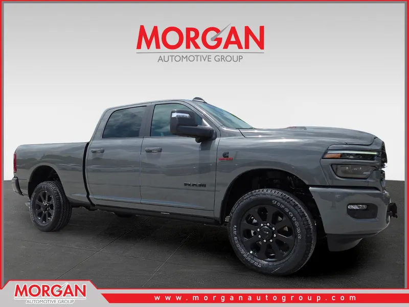 2026 Ram 2500 Laramie in Gray — front three-quarter view
