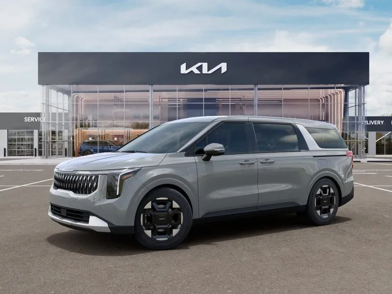 2026 Kia Carnival — rear three-quarter view