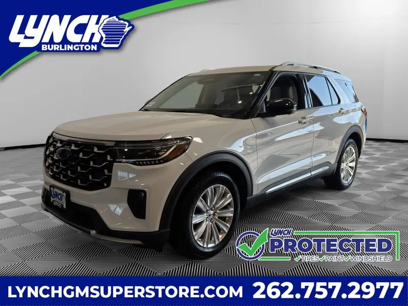 2025 Ford Explorer Platinum in Other — front three-quarter view