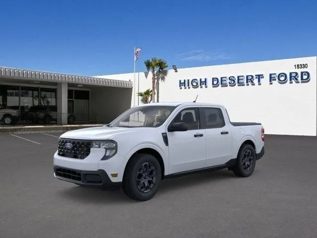 2026 Ford Maverick XLT in White Metallic — front three-quarter view
