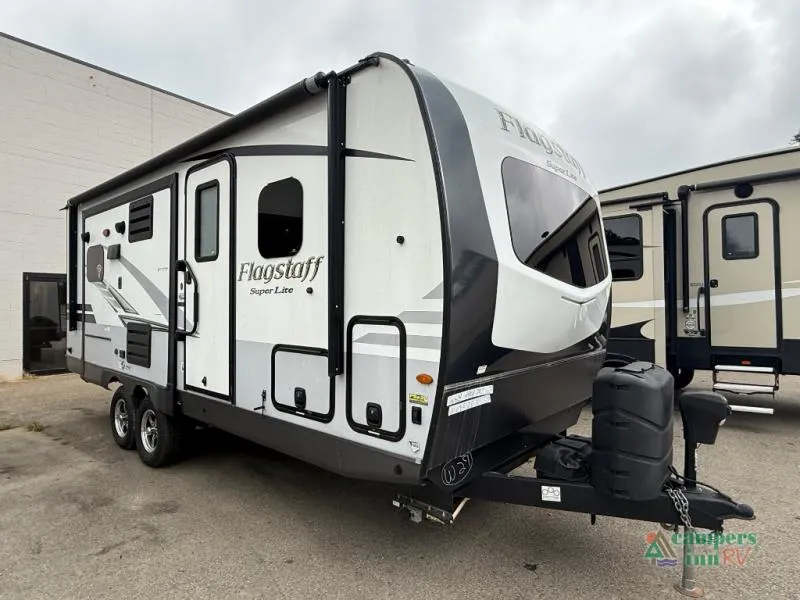 2020 Forest River RV Flagstaff — front three-quarter view