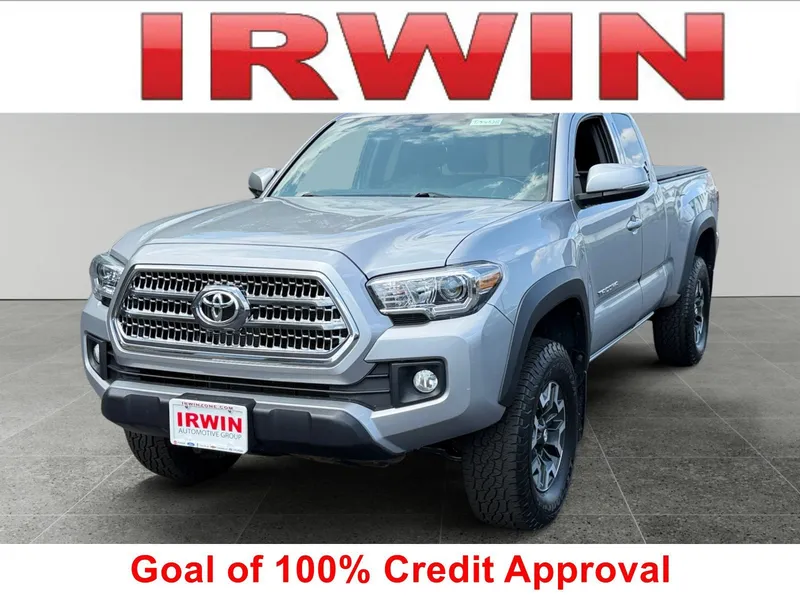 2016 Toyota Tacoma TRD Off Road in Gray — front three-quarter view