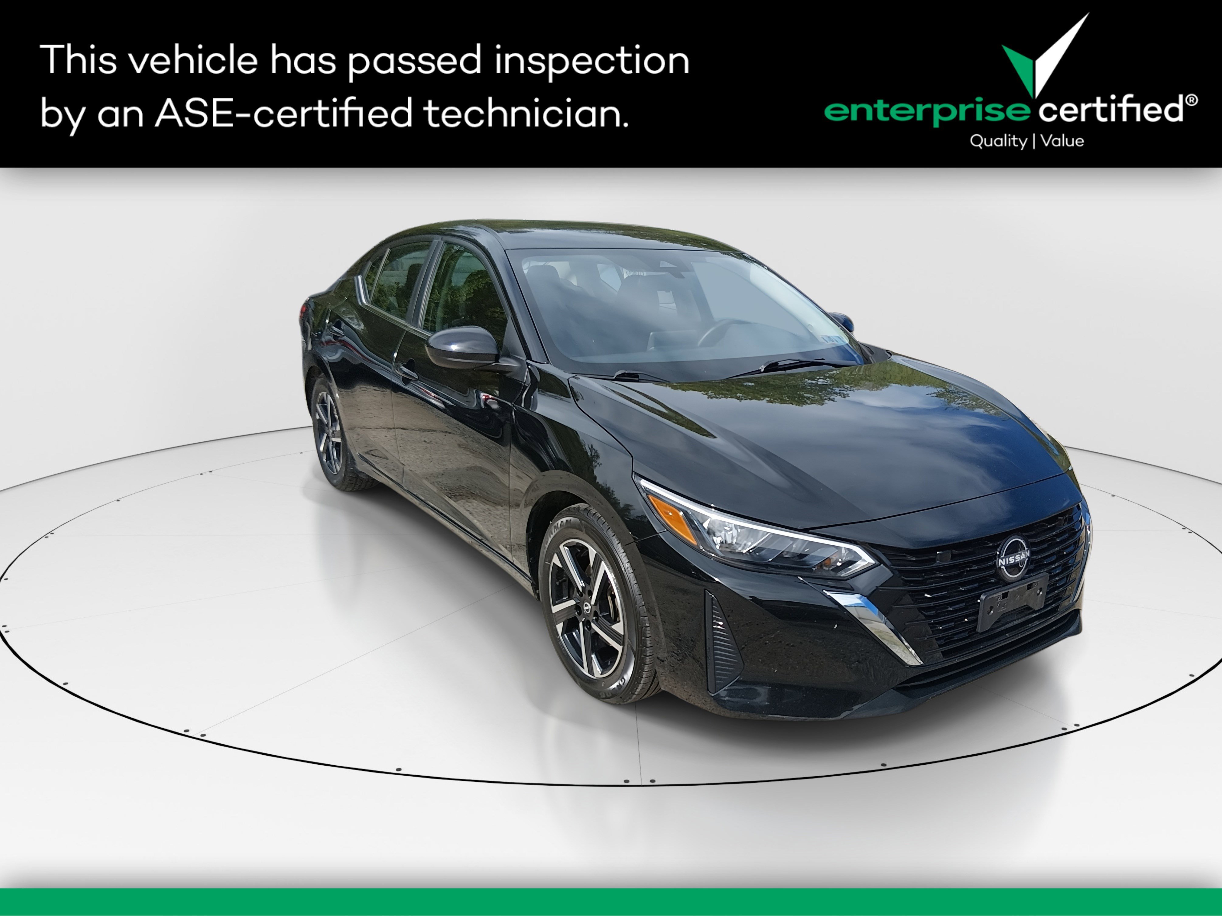 2024 Nissan Sentra SV CVT — front three-quarter view