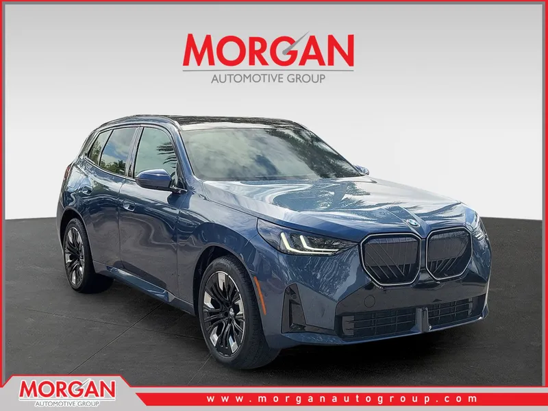 2026 BMW X3 30 xDrive in Arctic Race Blue Metallic — front three-quarter view