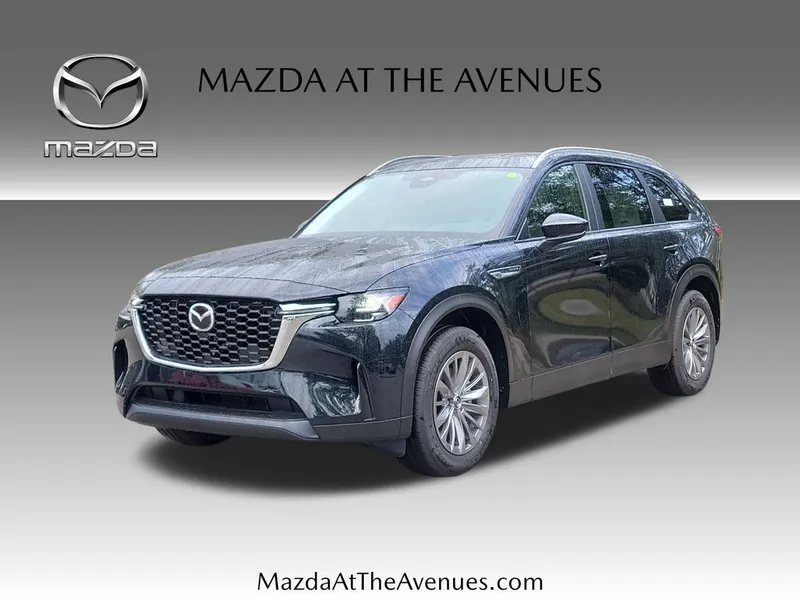 2026 Mazda CX-90 3.3 Turbo Select in Black — front three-quarter view