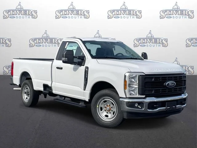 2026 Ford F-350SD XL in White — front three-quarter view