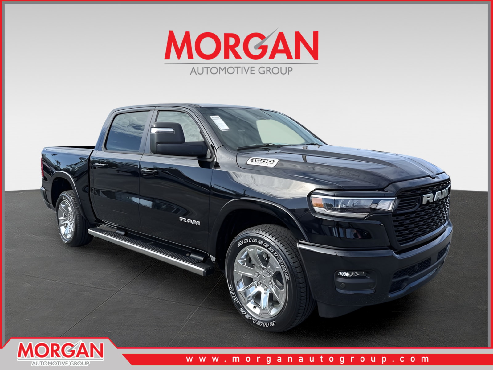 2026 Ram 1500 Big Horn/Lone Star in Black — front three-quarter view