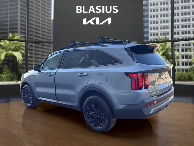 2023 Kia Sorento — rear three-quarter view