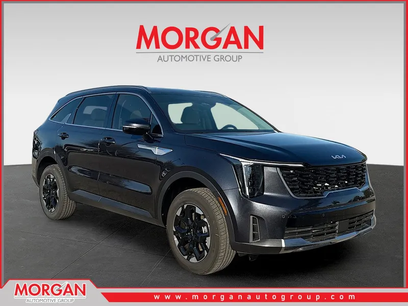 2026 Kia Sorento S in Panthera Metal — front three-quarter view