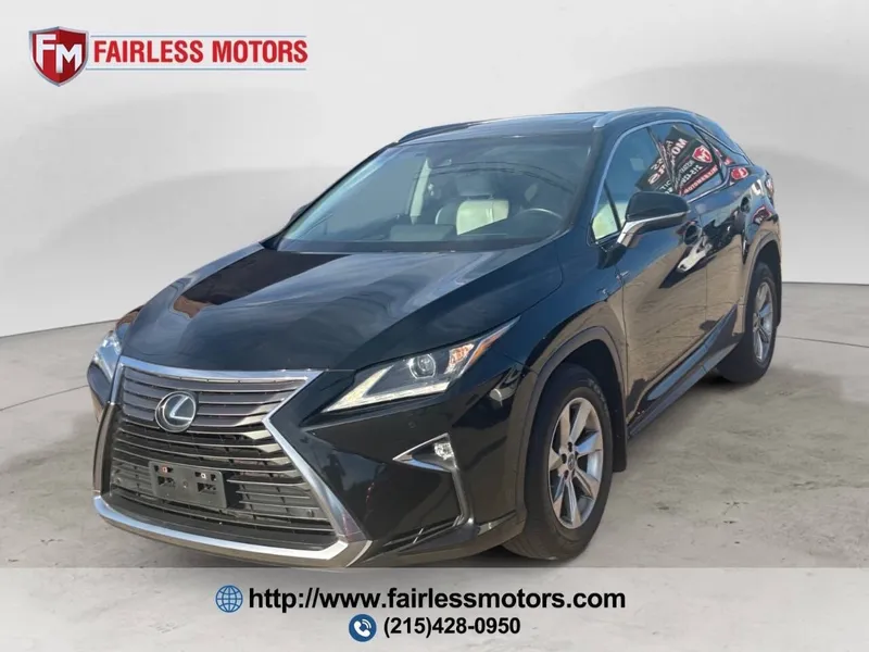 2019 Lexus RX 350 Base AWD 4dr SUV in Caviar — front three-quarter view