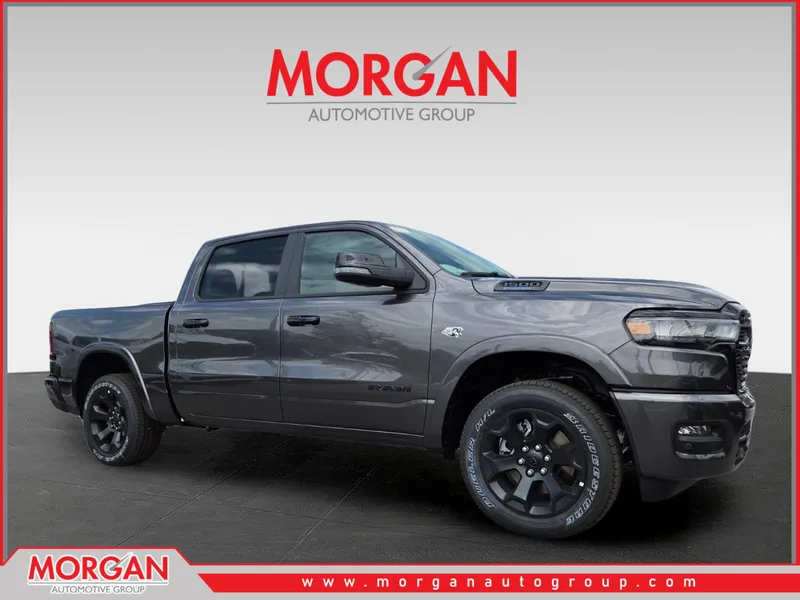 2026 Ram 1500 Big Horn/Lone Star in Gray — front three-quarter view