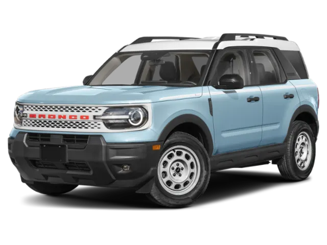 2026 Ford Bronco Sport Heritage in Blue — front three-quarter view