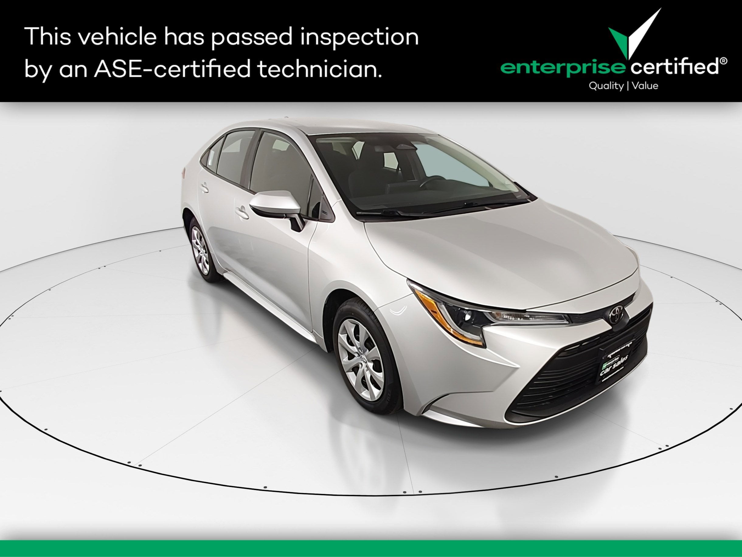 2024 Toyota Corolla LE CVT — front three-quarter view
