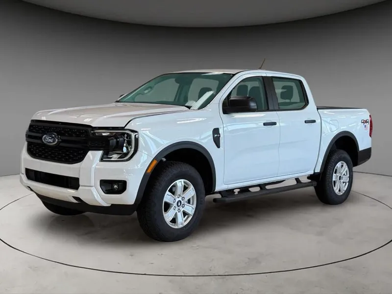 2024 Ford Ranger XL in Oxford White — front three-quarter view