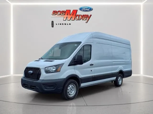 2023 Ford Transit Base in Oxford White Yz — front three-quarter view