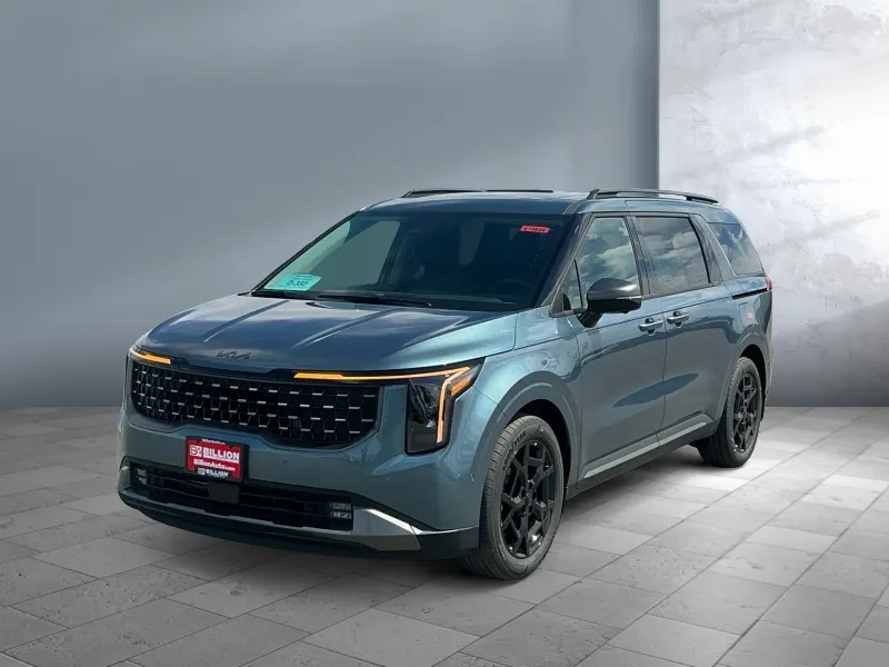 2026 Kia Carnival Hybrid — front three-quarter view