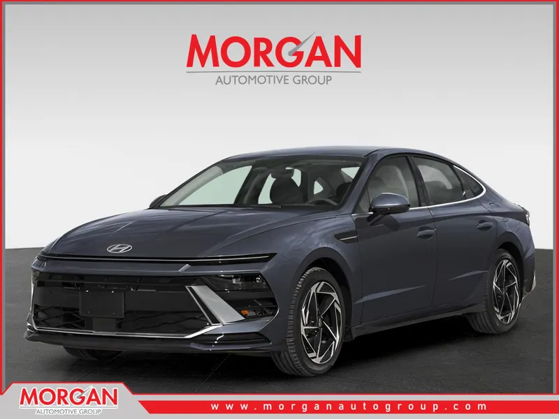 2026 Hyundai SONATA SEL Sport in Carbon Blue — front three-quarter view