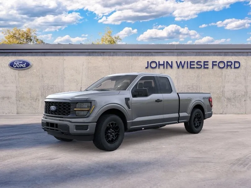 2026 Ford F-150 SUPERCAB STX 4X4 in Carbonized Gray Metallic — front three-quarter view