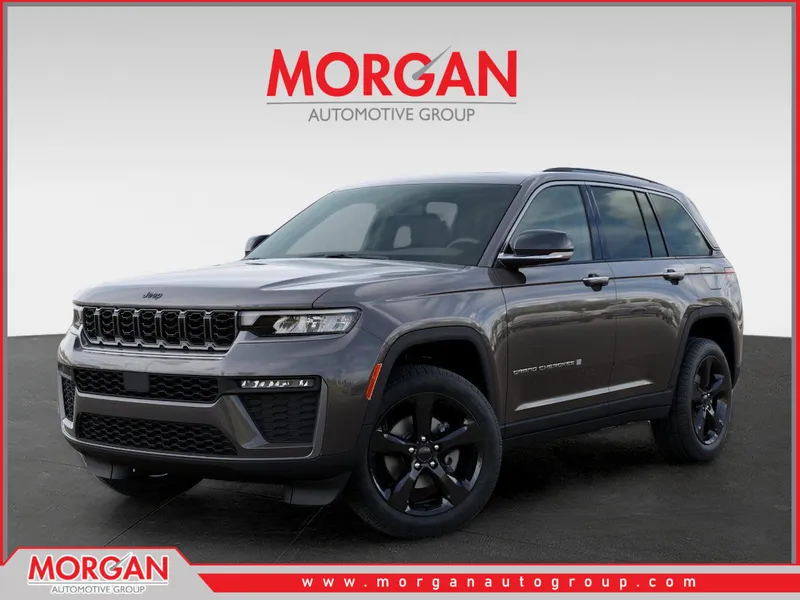 2026 Jeep Grand Cherokee Limited in Gray — front three-quarter view