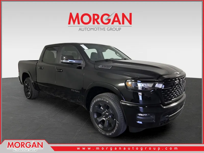 2026 Ram 1500 Big Horn/Lone Star in Black — front three-quarter view