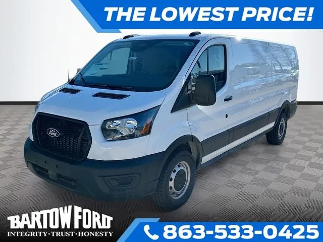 2026 Ford Transit-250 Base in Oxford White — front three-quarter view