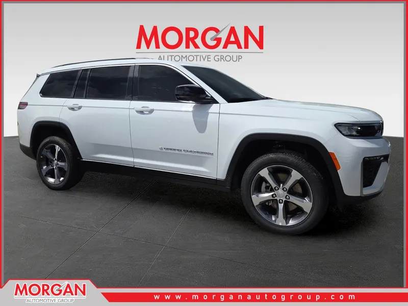 2026 Jeep Grand Cherokee L Limited in White/off-white — front three-quarter view