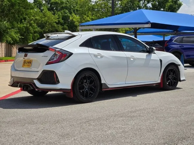 2018 Honda Civic — rear three-quarter view