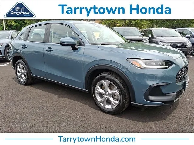 2024 Honda HR-V LX in Nordic Forest Pearl — front three-quarter view