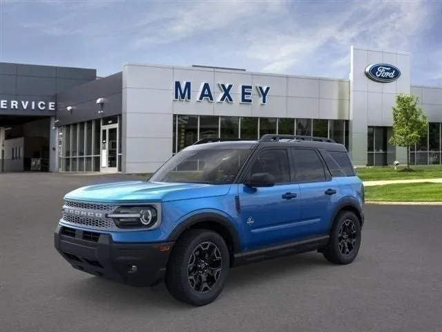 2026 Ford Bronco Sport Outer Banks® in Velocity Blue Metallic — front three-quarter view